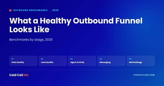 What a Healthy Outbound Funnel Looks Like: Benchmarks by Stage (2026)