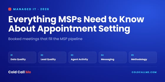 Everything MSPs Need to Know About Appointment Setting in 2026