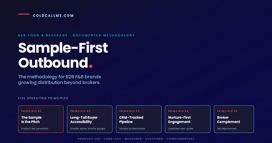 Sample-First Outbound: A B2B Food & Beverage Method