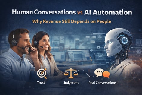 Human Conversations vs AI Automation in B2B Sales