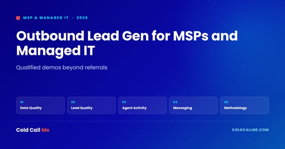 Outbound Lead Gen for MSPs and Managed IT (2026)
