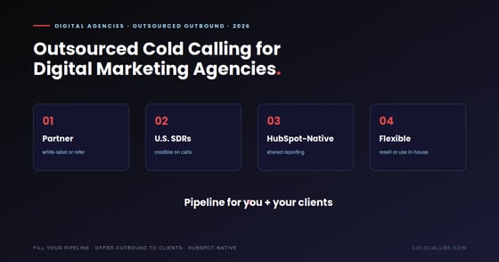 Outsourced Cold Calling for Digital Marketing Agencies (2026)