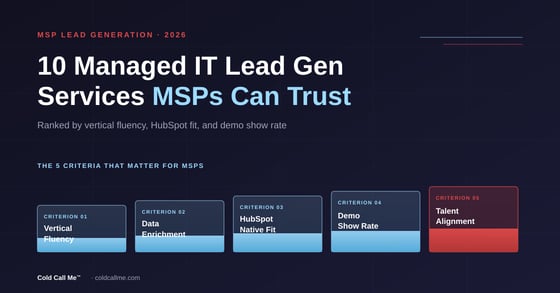 10 Managed IT Lead Gen Services MSPs Can Trust in 2026